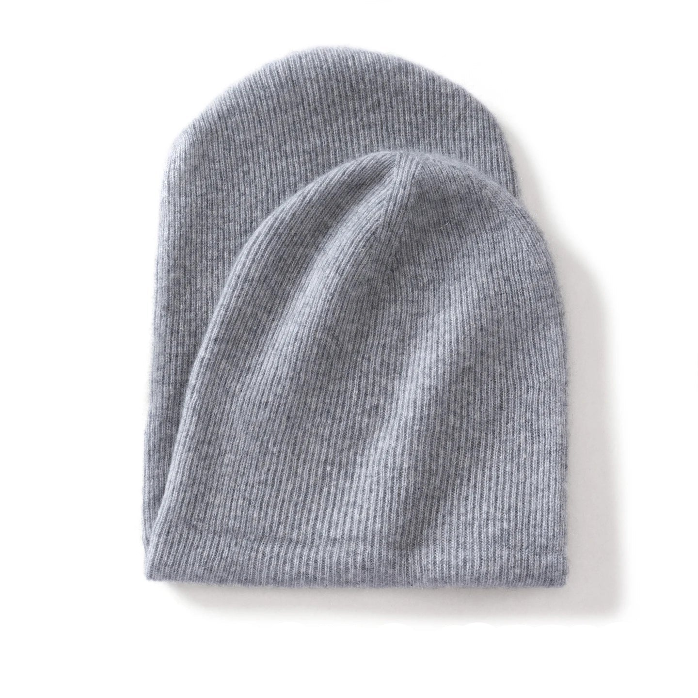 Woolpack cashmere beanie for men and women in solid knit design