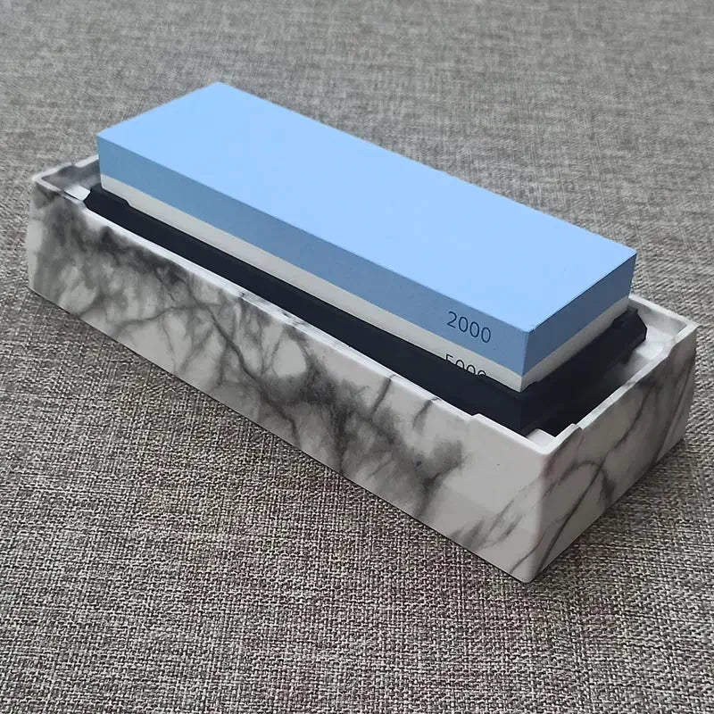 Woolpack Double-Sided Whetstone – Professional Knife Sharpening Stone (1000/3000/6000 Grit)