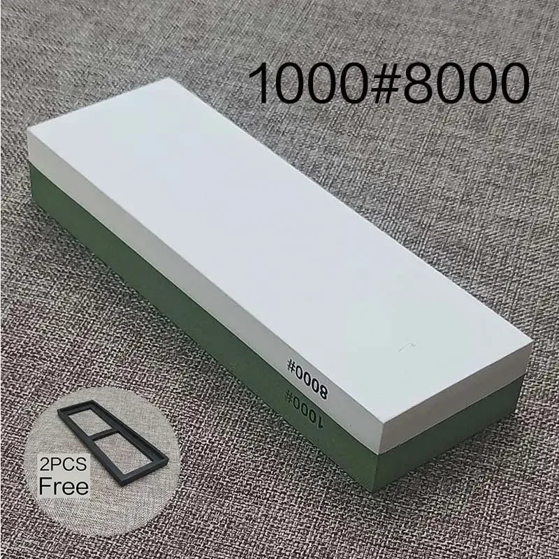 Woolpack Double-Sided Whetstone – Professional Knife Sharpening Stone (1000/3000/6000 Grit)