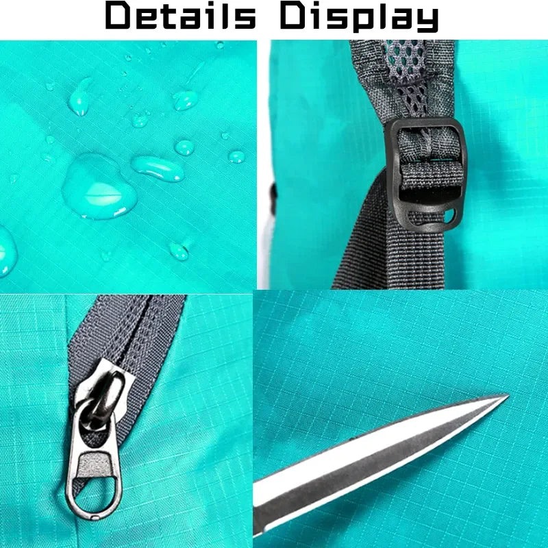 Woolpack Ultralight Folding Backpack – Waterproof Portable Daypack