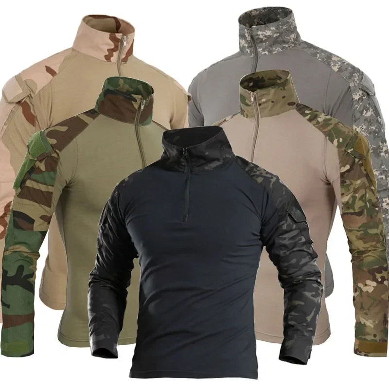 Woolpack Tactical Long-Sleeve Shirt – Military Style, Moisture-Wicking