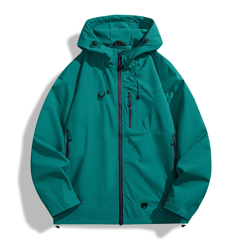 Woolpack ultralight waterproof windbreaker jacket with hood for hiking and outdoor use