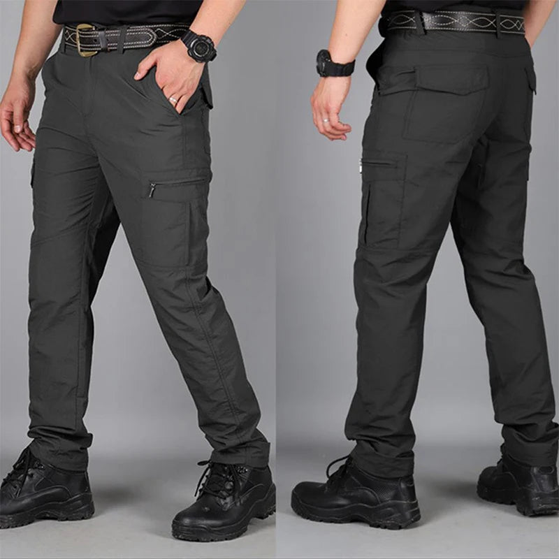 Woolpack Men’s Tactical Cargo Pants – Lightweight Waterproof Multi-Pocket