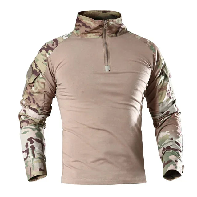 Woolpack Tactical Long-Sleeve Shirt – Military Style, Moisture-Wicking
