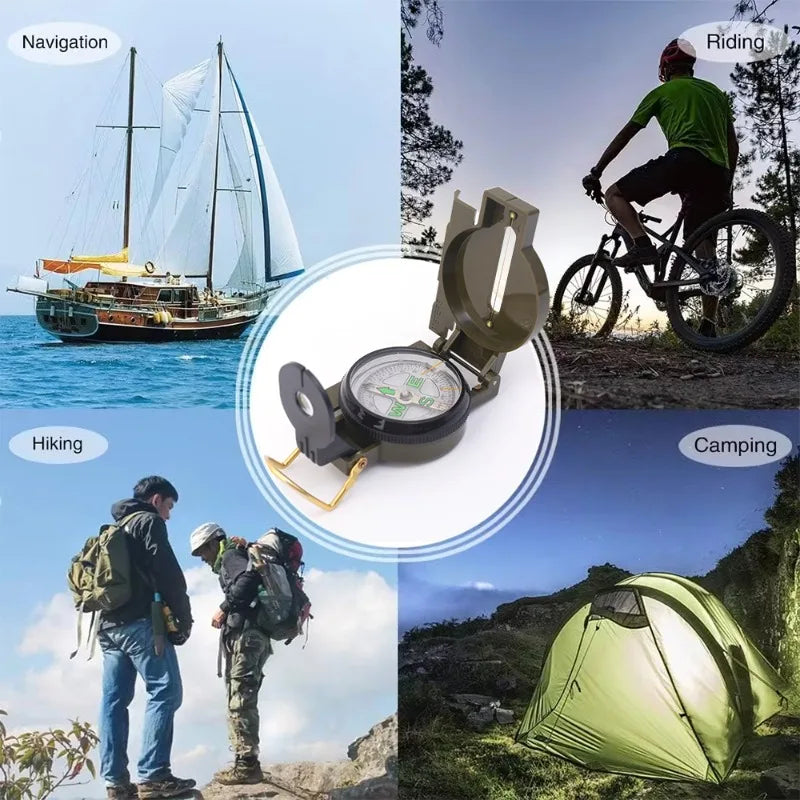 Woolpack Military Outdoor Compass – High-Precision, Waterproof