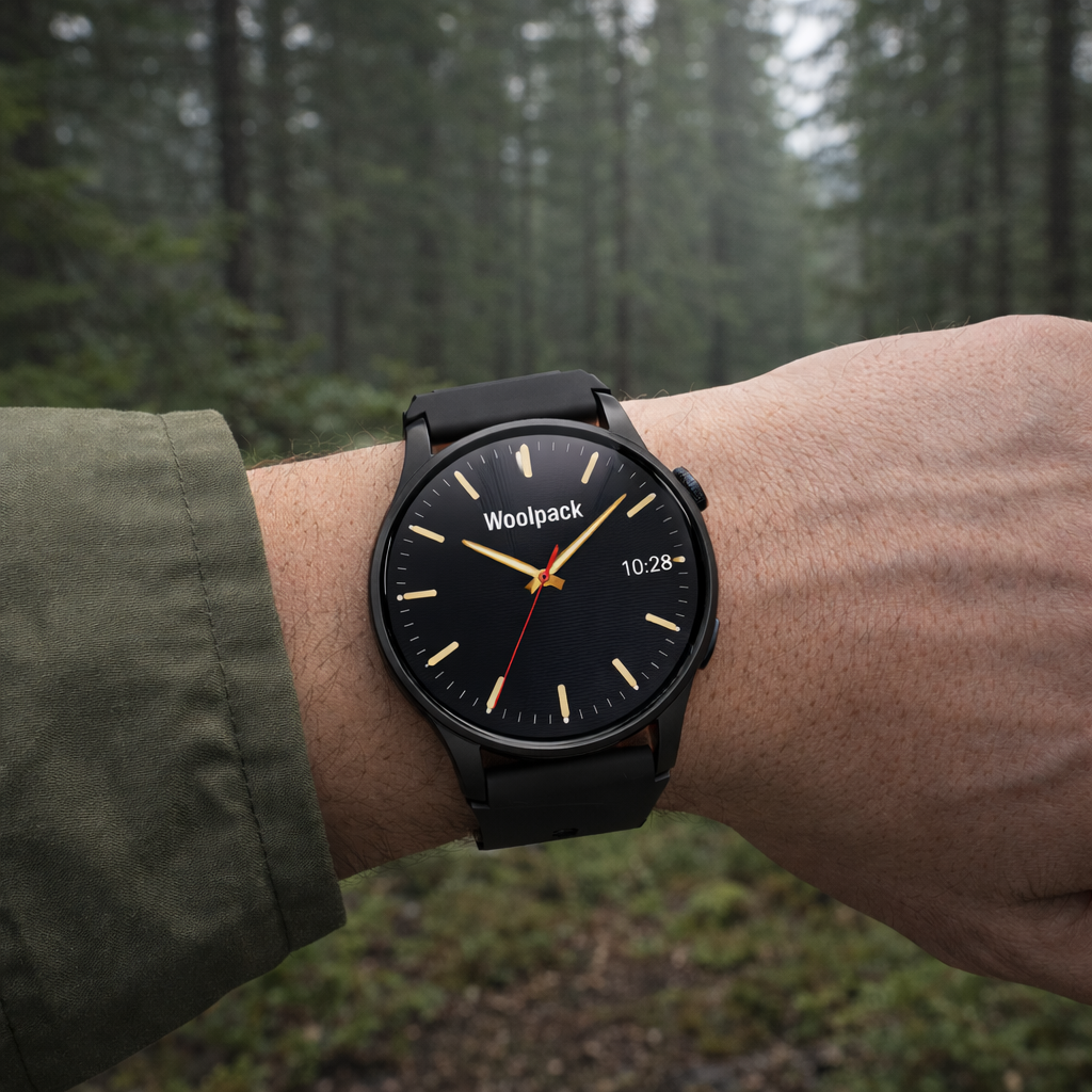 Woolpack Rugged F1 Smartwatch – 1.43" AMOLED, GPS, Bluetooth Call