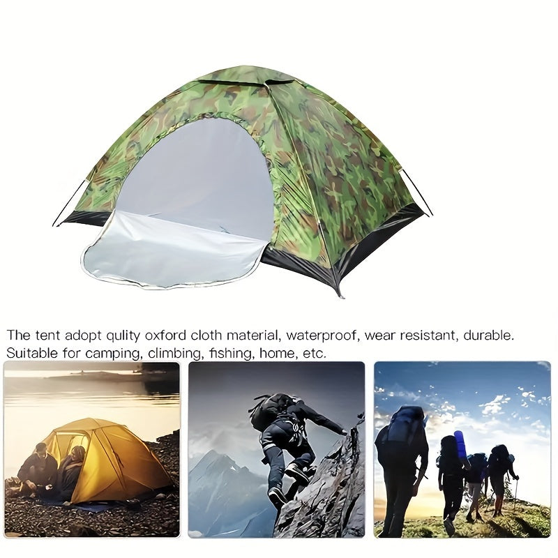 Woolpack 2-Person Camouflage Tent – Waterproof, Outdoor Camping
