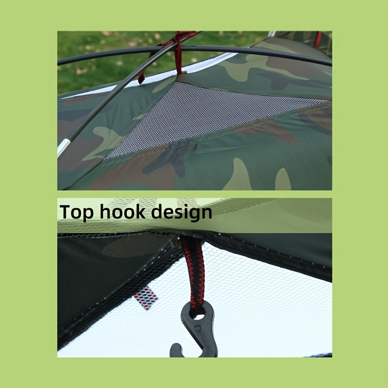 Woolpack 2-Person Camouflage Tent – Waterproof, Outdoor Camping