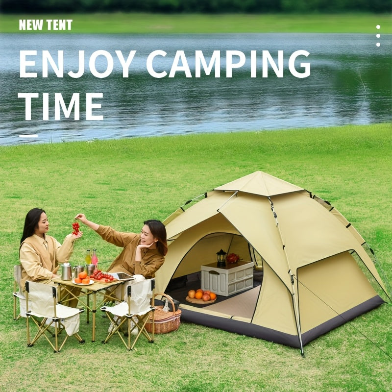 Woolpack 4-Person Family Tent – Quick Setup, Double-Layer, All-Season