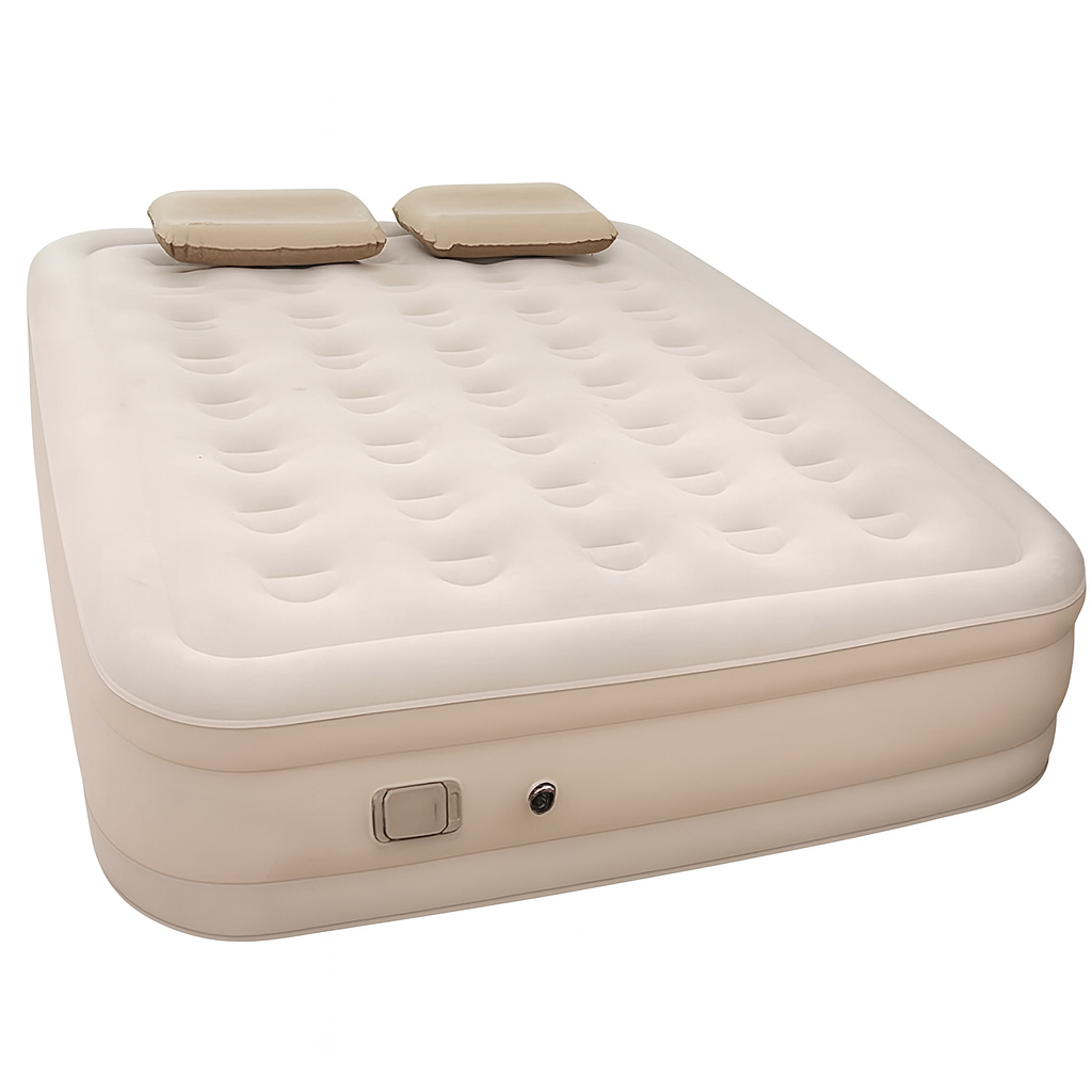 Woolpack Inflatable Air Mattress – Thickened Automatic Sleeping Bed with Built-In Pump