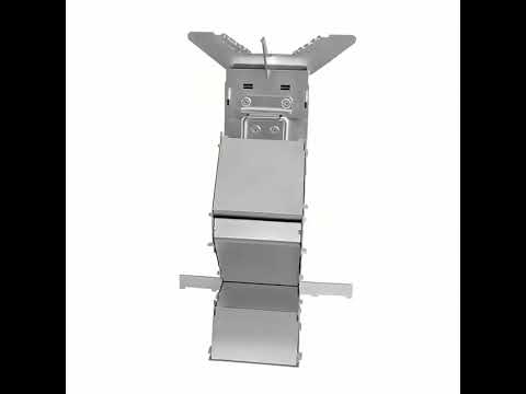Woolpack Stainless Steel Stove – Portable Wood-Burning Camp Cooker