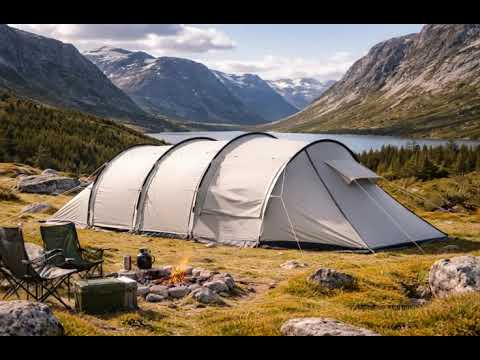 Woolpack Large Tunnel Camping Tent 5–8 Person
