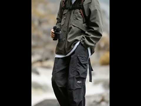 Woolpack Baggy Hiking Cargo Pants – Waterproof Wide-Leg Outdoor Trousers
