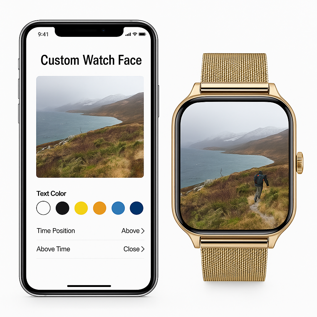 S18 Smartwatch – 1.83" HD Display, Bluetooth Call, Fitness Tracking