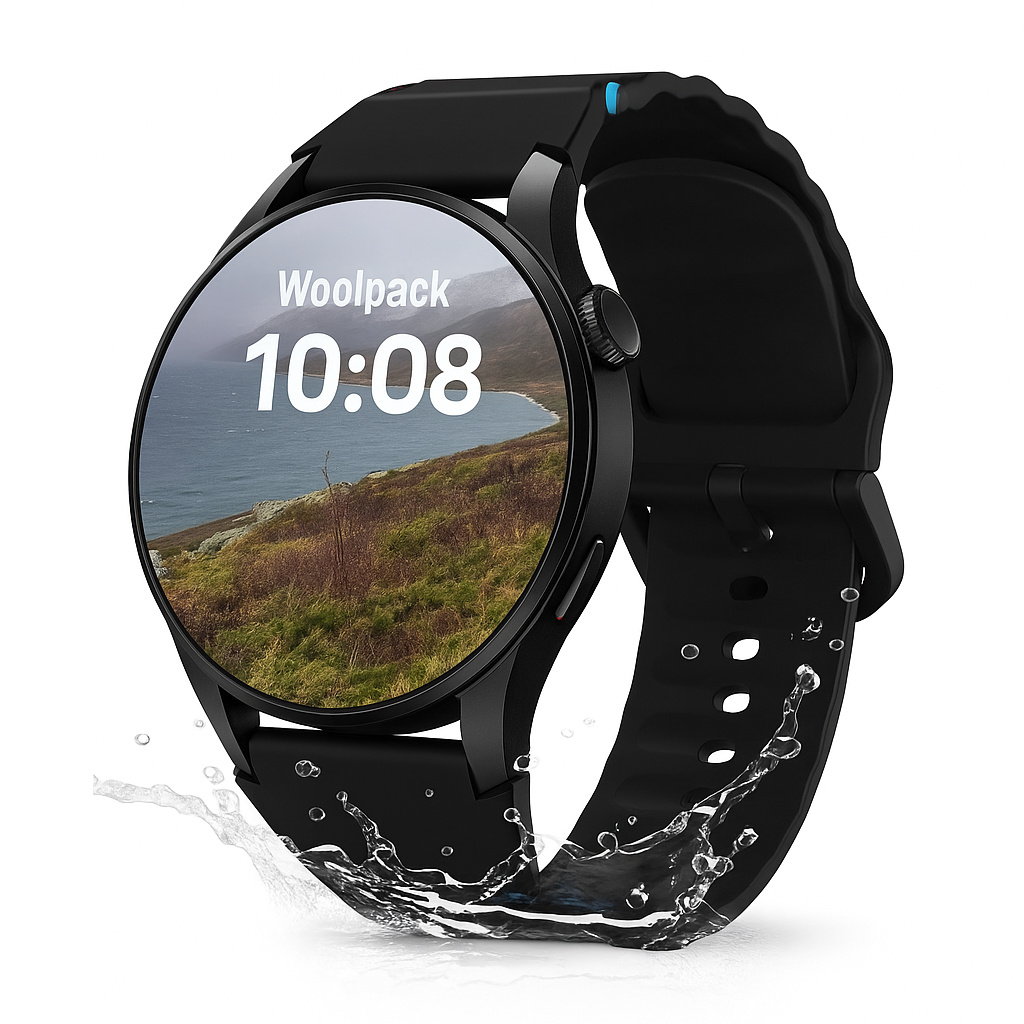 Woolpack Rugged F1 Smartwatch – 1.43" AMOLED, GPS, Bluetooth Call