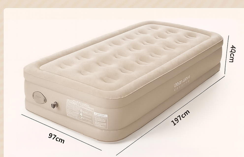 Woolpack Inflatable Air Mattress – Thickened Automatic Sleeping Bed with Built-In Pump