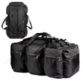 Woolpack 100L tactical duffel backpack with large outdoor storage capacity