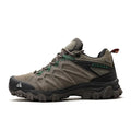 Woolpack leather hiking shoes for men with durable rubber sole for trekking and outdoor walking