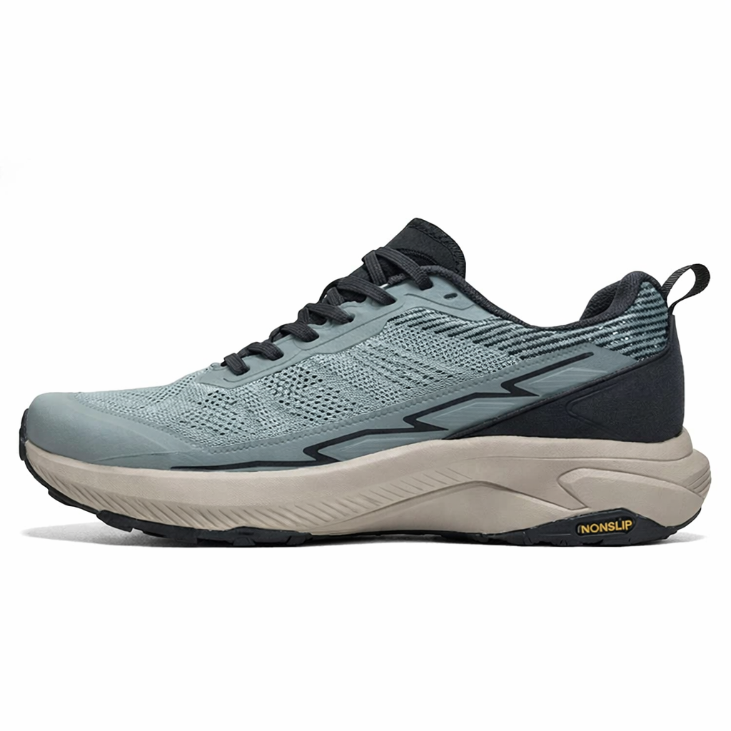 light blue Woolpack lightweight hiking sneakers for men with breathable mesh upper and non-slip sole