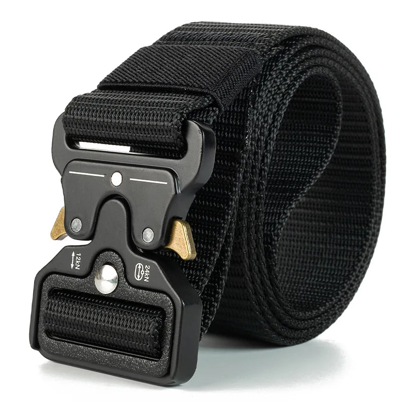 Woolpack tactical nylon belt with quick release buckle for outdoor and everyday use