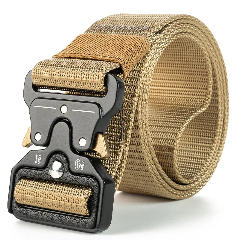 Woolpack tactical nylon belt with quick release buckle for outdoor and everyday use