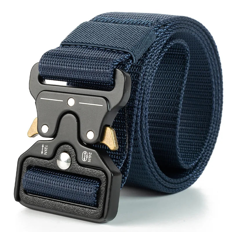 Woolpack tactical nylon belt with quick release buckle for outdoor and everyday use