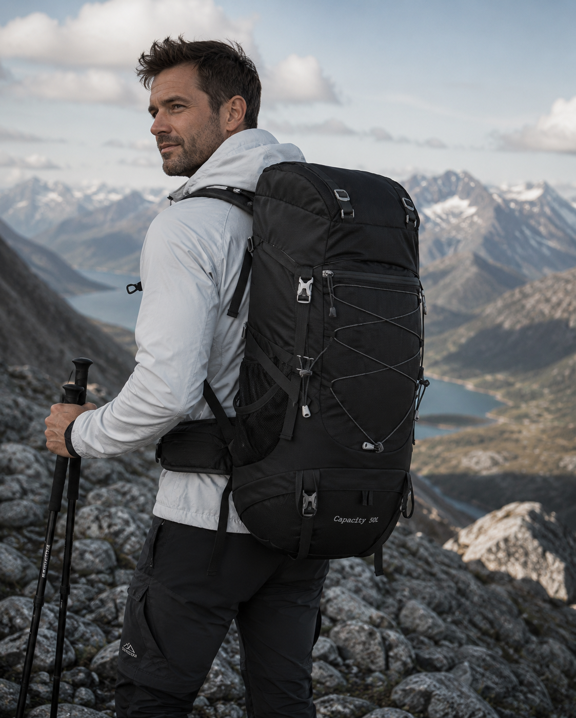 40-50l hiking backpack Woolpack 50L Lightweight Hiking Backpack – Woolpack Hiking Gear