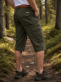 Woolpack cotton cargo shorts for men with loose fit