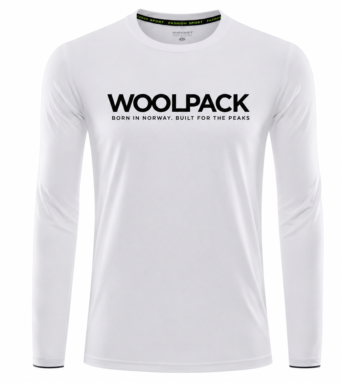 Woolpack quick-dry technical long sleeve shirt with breathable outdoor performance fabric
