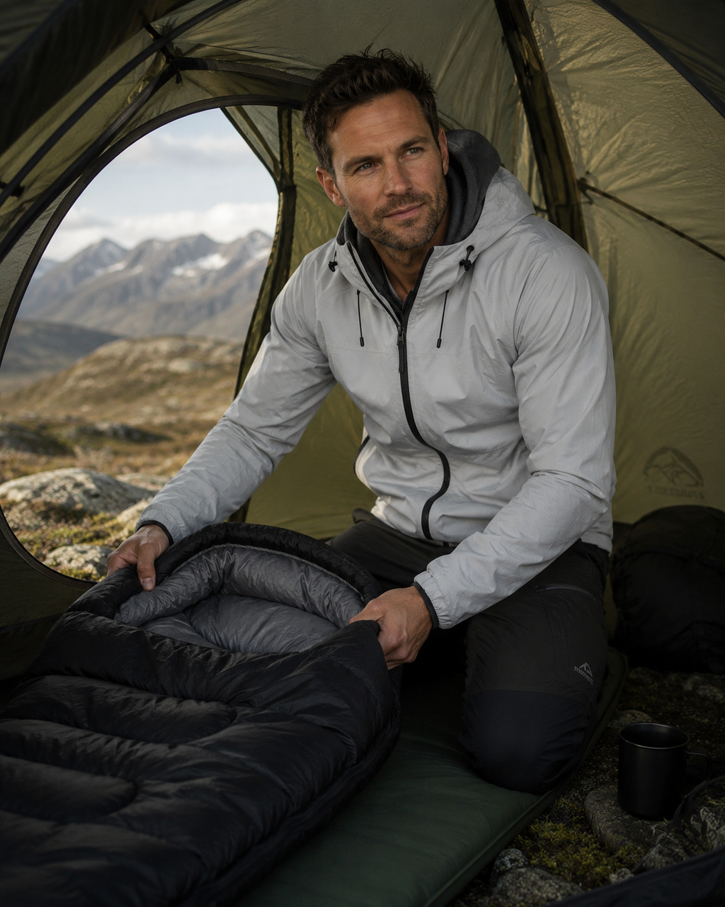 Woolpack Ultralight Sleeping Bag for hiking and camping