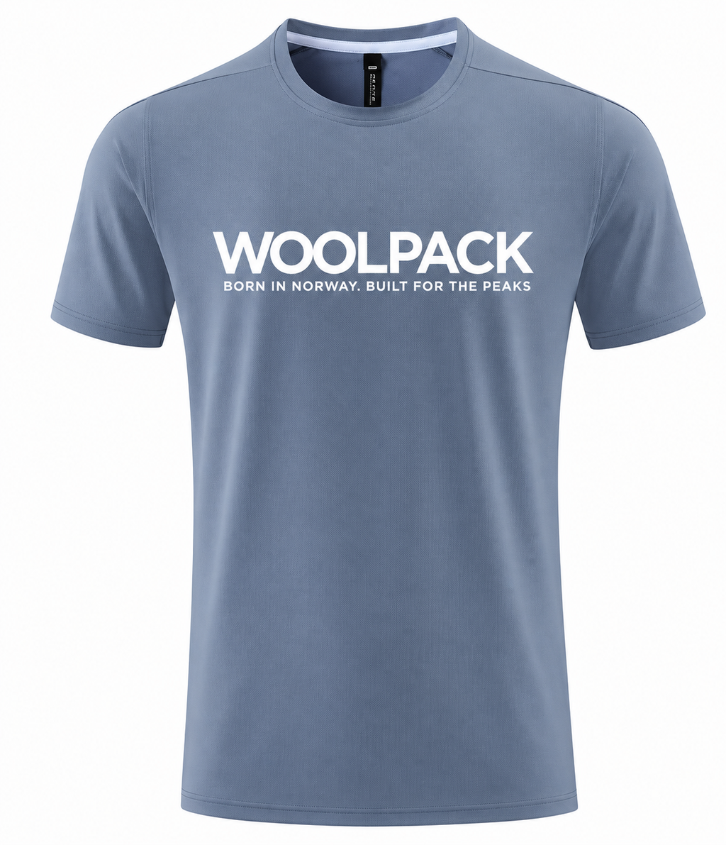 Woolpack quick-dry technical t-shirt for hiking and training