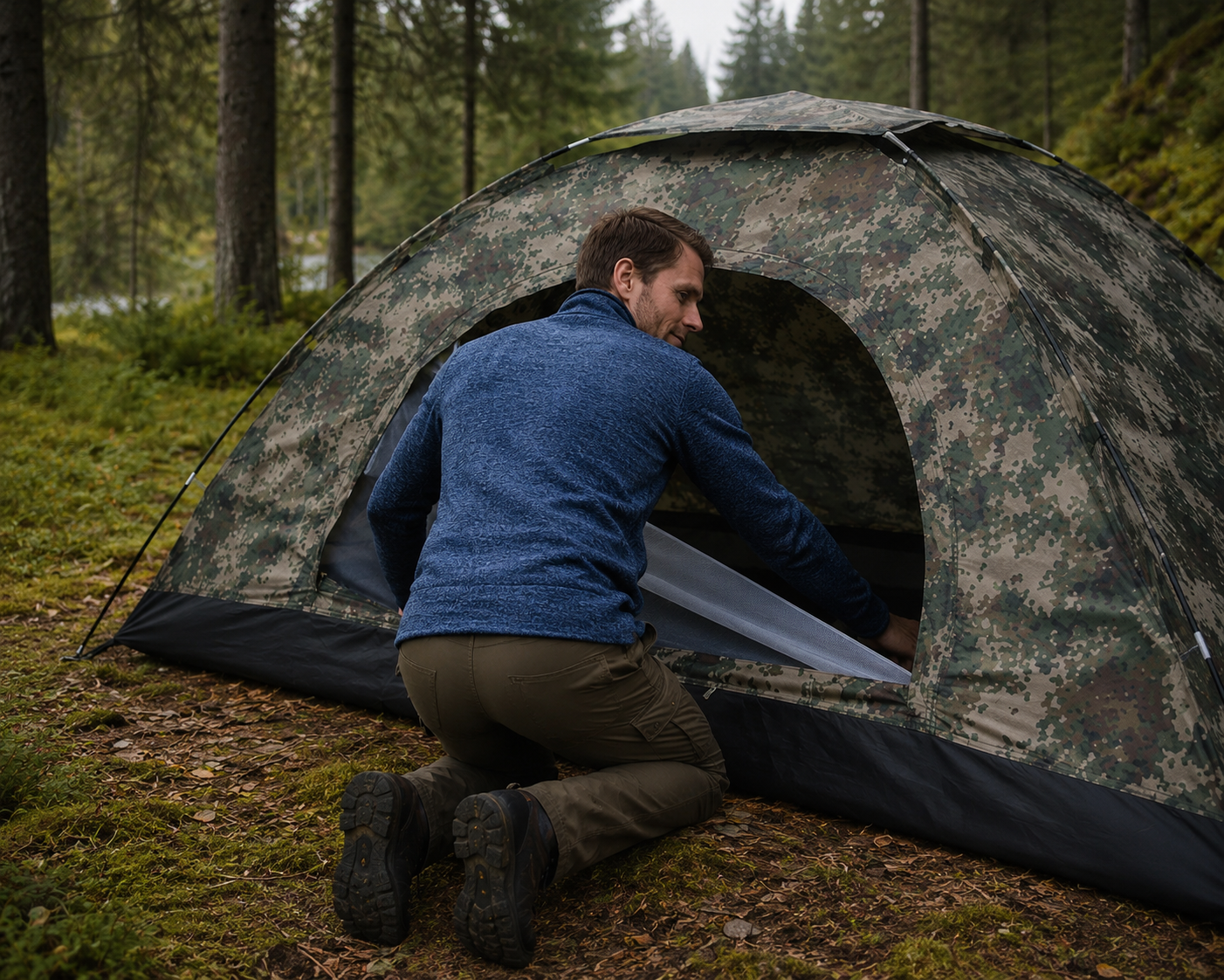 Woolpack Ultralight Trekking Tent – 1–2 Person, Single-Layer