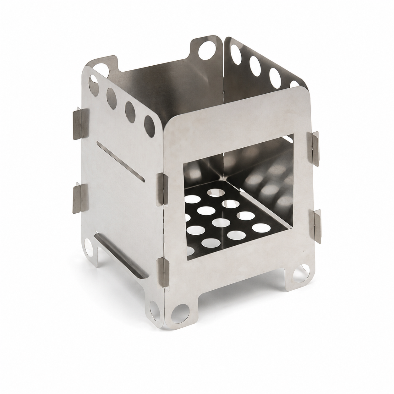 Woolpack ultralight folding camping stove for backpacking